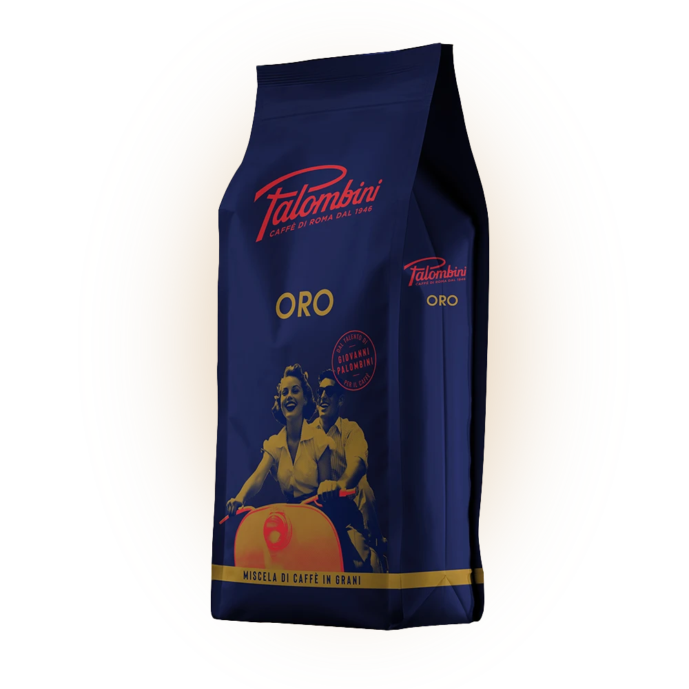 zrnková káva Palombini Oro 1 Kg italská zrnková káva se zlatým dotekem 